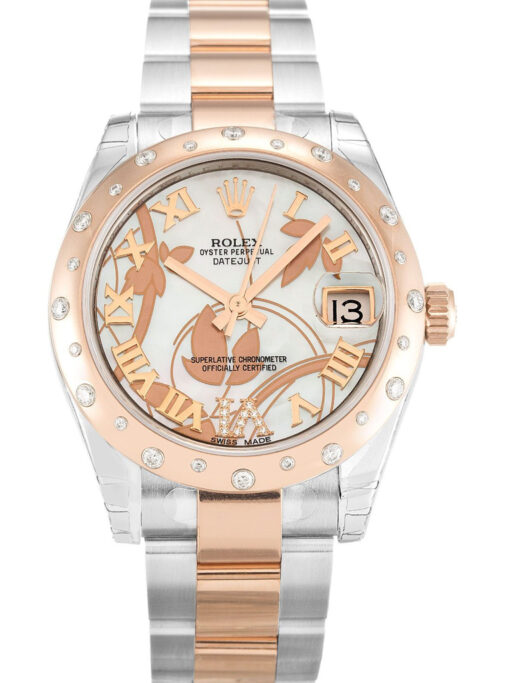 Rolex Lady-Datejust 31mm White Floral Dial 178341