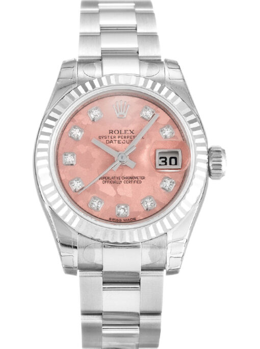 Rolex Lady-Datejust 26mm Gold Dust – Pink Dial 179174