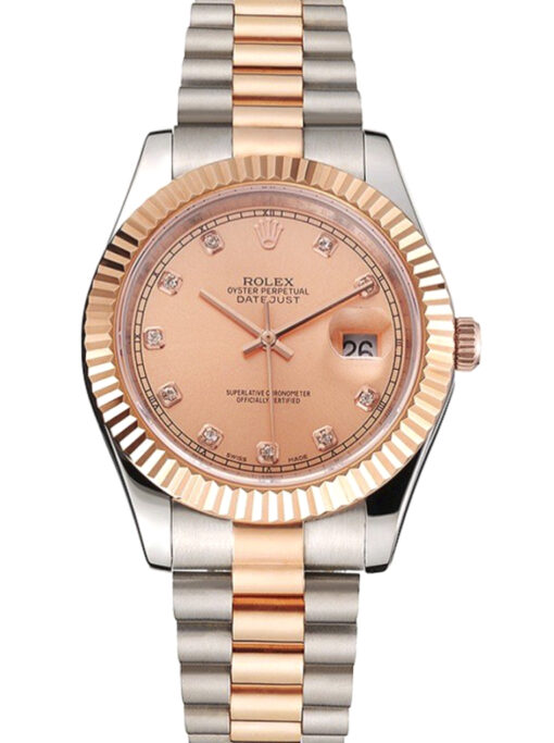 Rolex Datejust 41mm Rose-Gold Dial REP016816
