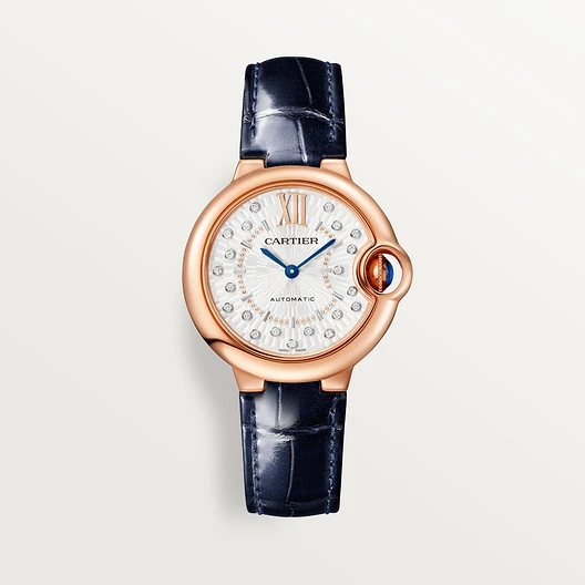 Cartier Ballon Bleu de Cartier watch, 33 mm, Rose gold