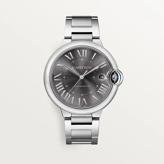 Cartier Ballon Bleu de Cartier watch, 40 mm, dark grey sunray-brushed