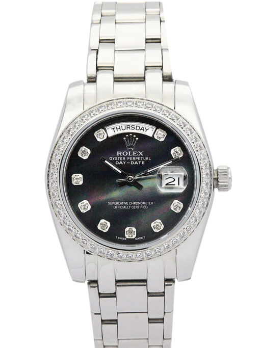 Rolex Day-Date 36mm Black Dial 118346