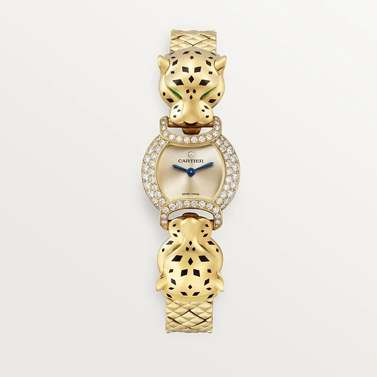 Cartier La Panthère watch, 22.2 mm, quartz movement. Yellow gold