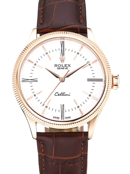 Rolex Cellini 39mm White Dial 622655