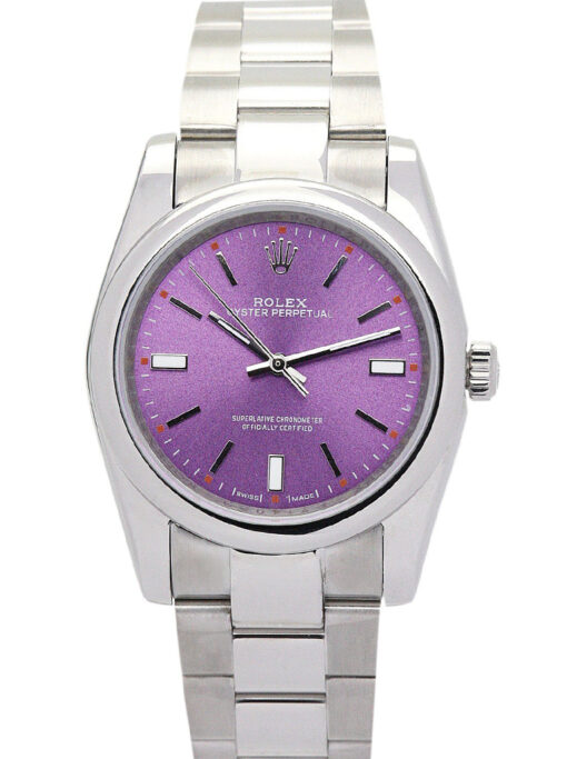 Rolex Oyster Perpetual Lady 31mm Purple Dial 177200