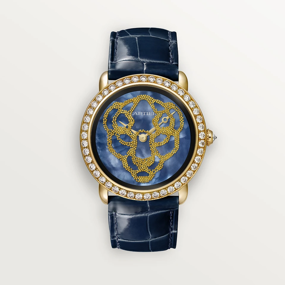Cartier Révélation d'une Panthère watch, 37 mm, Blue