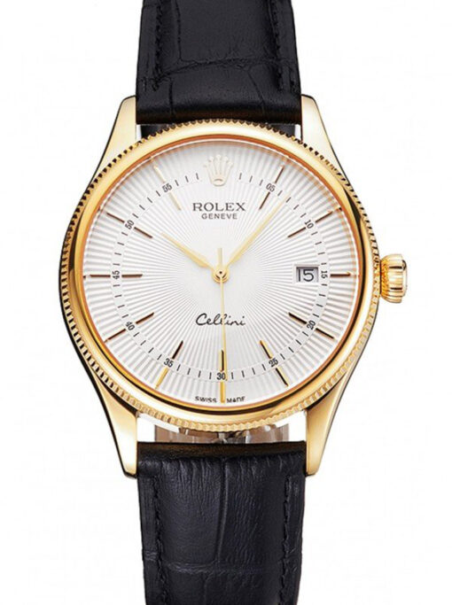 Rolex Cellini 38mm White Dial REP016791