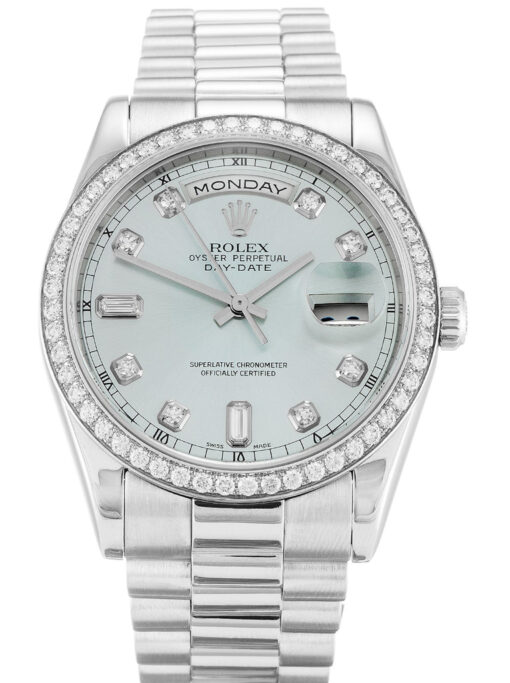 Rolex Day-Date 36mm Blue Dial 118346