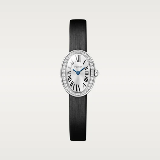 Cartier Baignoire mini 12-sided crown set in rhodium-finish white gold