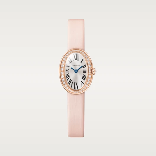 Cartier Baignoire mini 12-sided crown set in rose gold