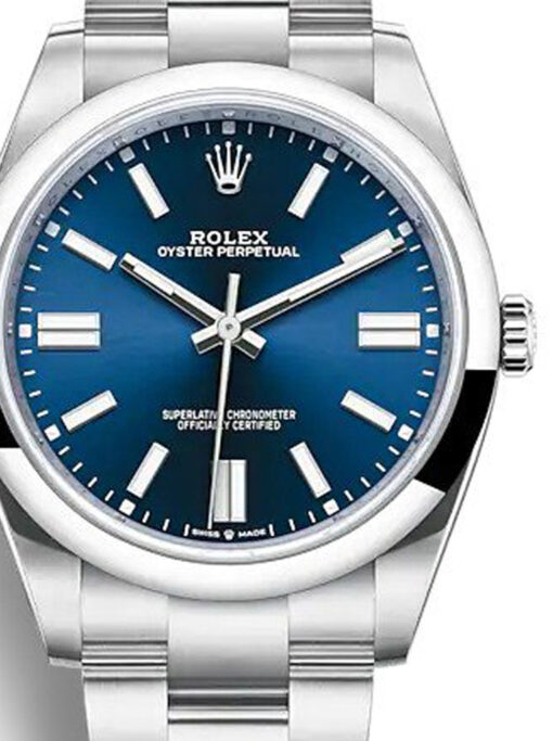 Rolex Oyster Perpetual Lady 41mm Blue Dial 124300