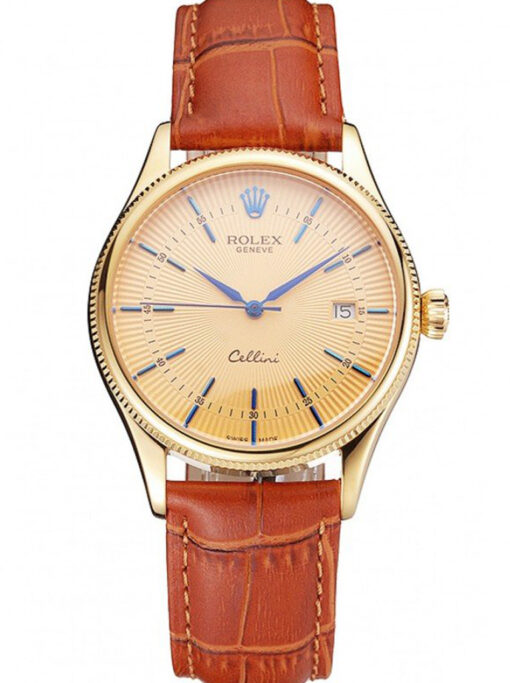 Rolex Cellini 38mm Gold Dial REP016797