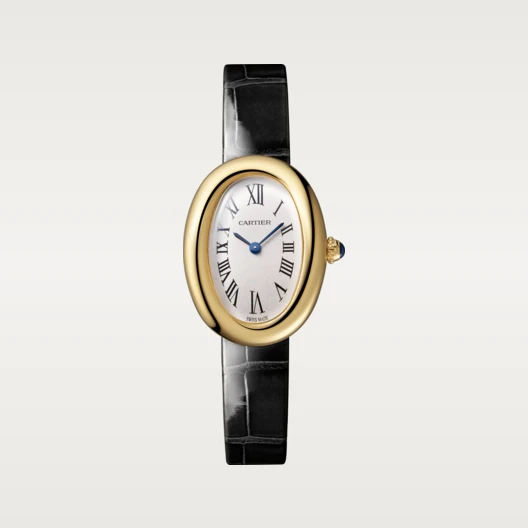 Cartier aignoire de Cartier watch, small model, Yellow gold 750