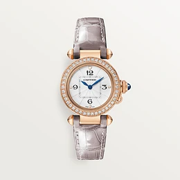 Cartier Pasha de Cartier watch, 30 mm, rose gold case gray