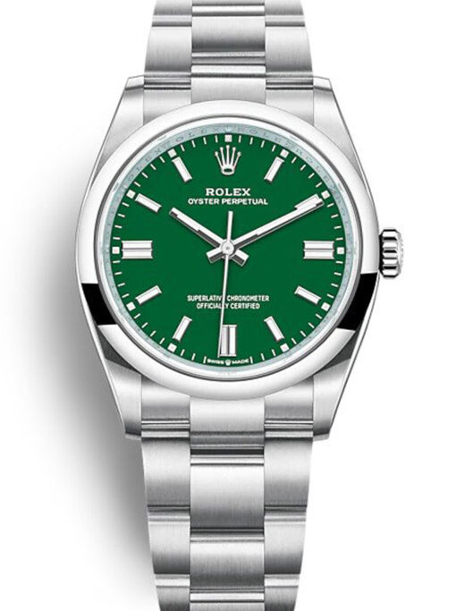 Rolex Oyster Perpetual Lady 36mm Green Dial 126000