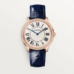 Cartier Ronde Louis Cartier watch, 36 mm, Navy blue