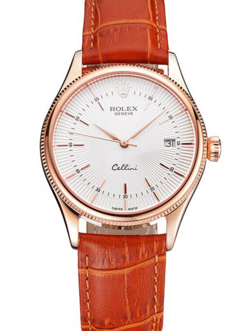 Rolex Cellini 38mm White Dial REP016812