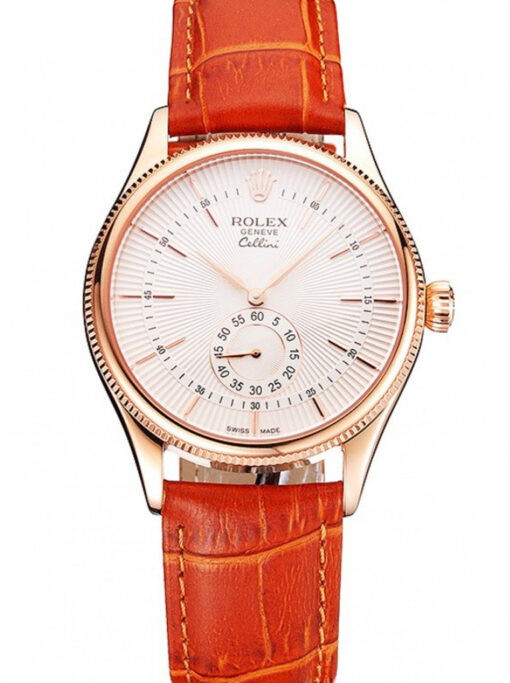 Rolex Cellini 38mm White Dial REP016813