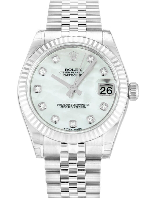 Rolex Lady-Datejust 31mm Mother of Pearl – White Dial 178274