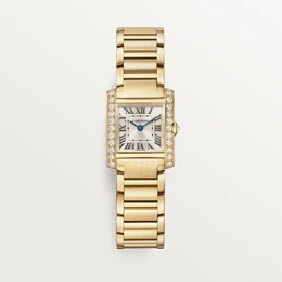 Cartier Tank Française watch, small model, Yellow Gold