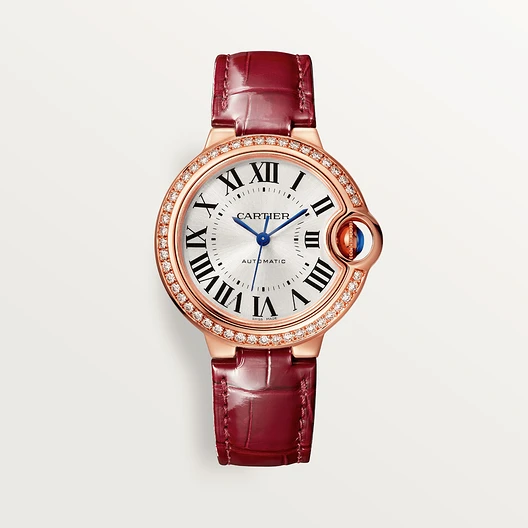 Cartier Ballon Bleu de Cartier watch, 33 mm rose gold