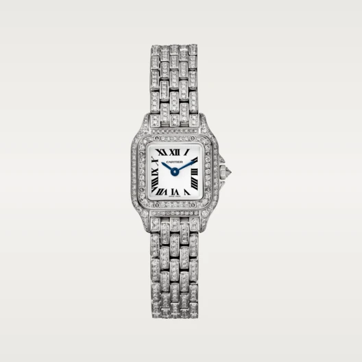Cartier Panthère de Cartier watch, mini model, white gold
