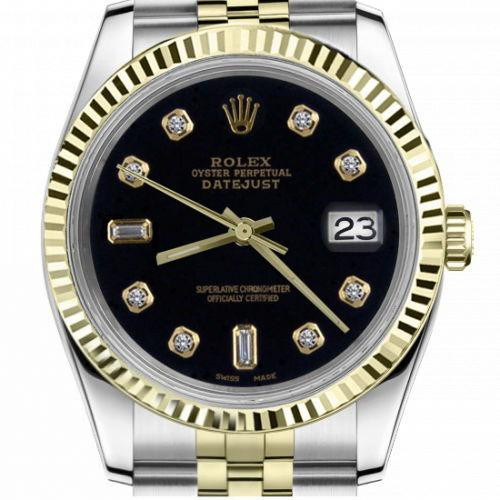 Rolex DateJust Black Dial Super Clone 16013 - Image 4
