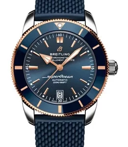 Breitling Superocean Heritage Blue Dial Rose Gold