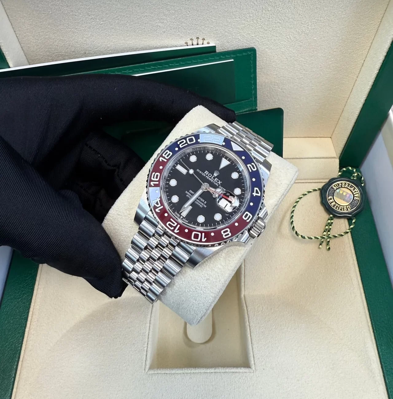 Rolex GMT Master II Black Dial "Pepsi" Super Clone 16710