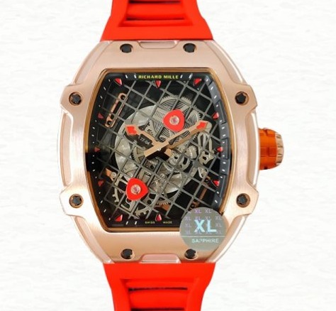 Richard Mille RM27-04 Mechanical Men Transparent Dial Rubber Band