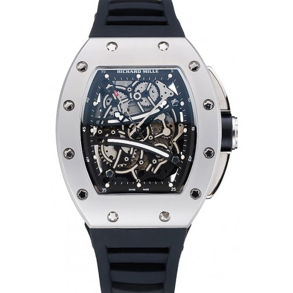 Richard Mille RM 61-01 1454204 Black Dial Men Rubber Watch