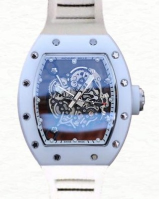 Richard Mille RM055 Men Mechanical Watch Transparent Dial