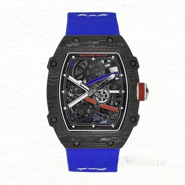 Richard Mille RM 67-02 Transparent Dial Men’s Strap Watch