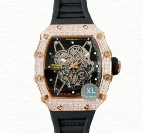 Richard Mille RM35-02 Mechanical Men Watch Diamond Bezel