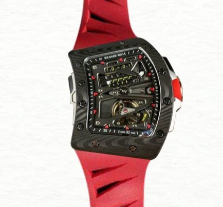 Richard Mille RM70-01 Mechanical Men Watch Rubber Band Carbon Fiber