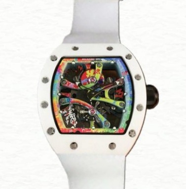 Richard Mille RM68-01 Hand Wind Men Transparent Dial Rubber Band