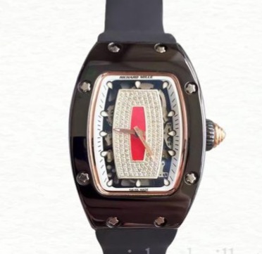 Richard Mille RM07-01 Automatic Ladies Red With Diamonds Dial Watch