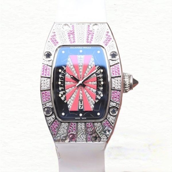 Richard Mille RM007 Mechanical Ladies Watch Diamond Bezel