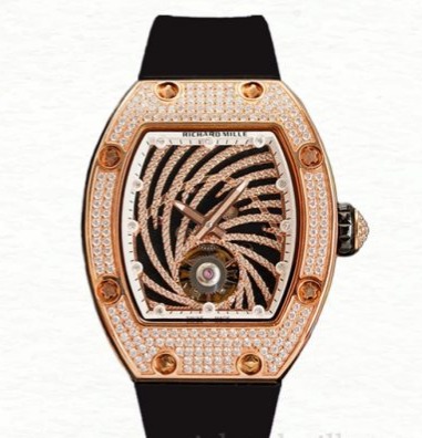 Richard Mille RM51-02 Automatic Ladies Dot Diamond Dial Watch