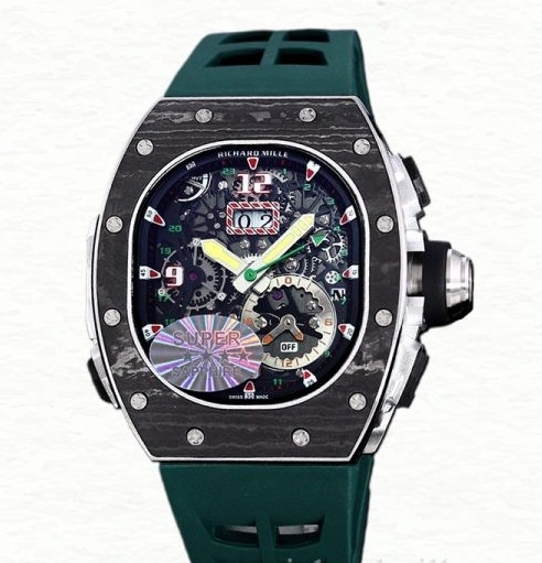 Richard Mille RM 62-01 Automatic Men Watch Carbon Fiber