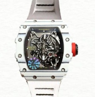 Richard Mille RM35-02 Men Mechanical Watch Rubber Band Carbon Fiber