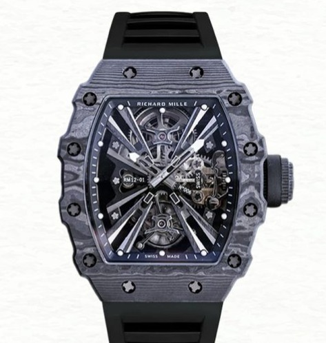Richard Mille RM12-01 Men Automatic Transparent Dial Dot