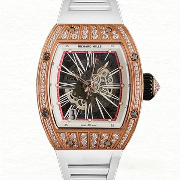 Richard Mille RM023 Automatic Men Roman Numeral Transparent Dial