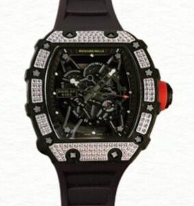 Richard Mille RM35-02 Men Mechanical Watch Transparent Dial