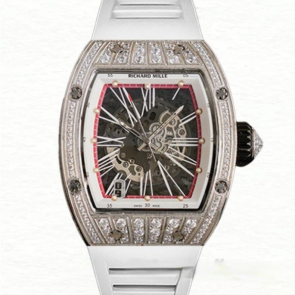 Richard Mille RM023 Men Automatic Roman Numeral Rubber Band