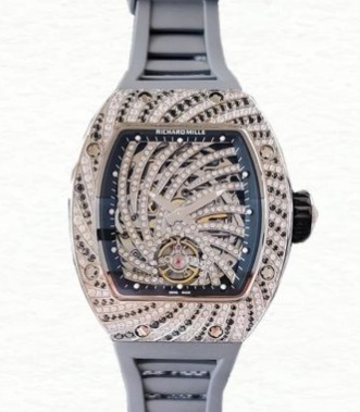 Richard Mille RM51-02 Ladies Mechanical Watch Diamond Paved Dial