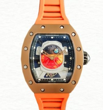 Richard Mille RM52-05 Mechanical Men Mars Earth Dial Rubber Band
