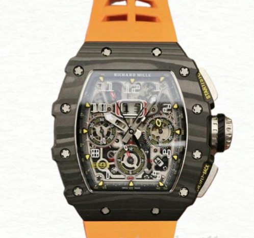 Richard Mille RM11-03 Men Automatic Watch Rubber Band