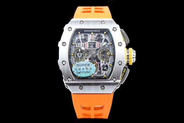 Richard Mille Replica RM 11-03 Series Orange Strap