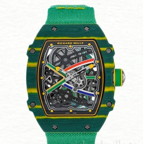 Richard Mille RM 67-02 Strap Men’s Transparent Dial Watch